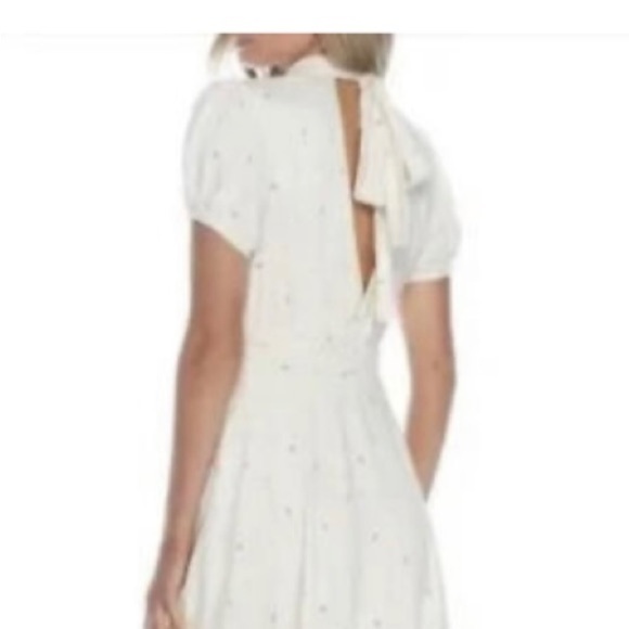 NWT Free People Abbie Printed Mini in Ivory - Picture 10 of 10